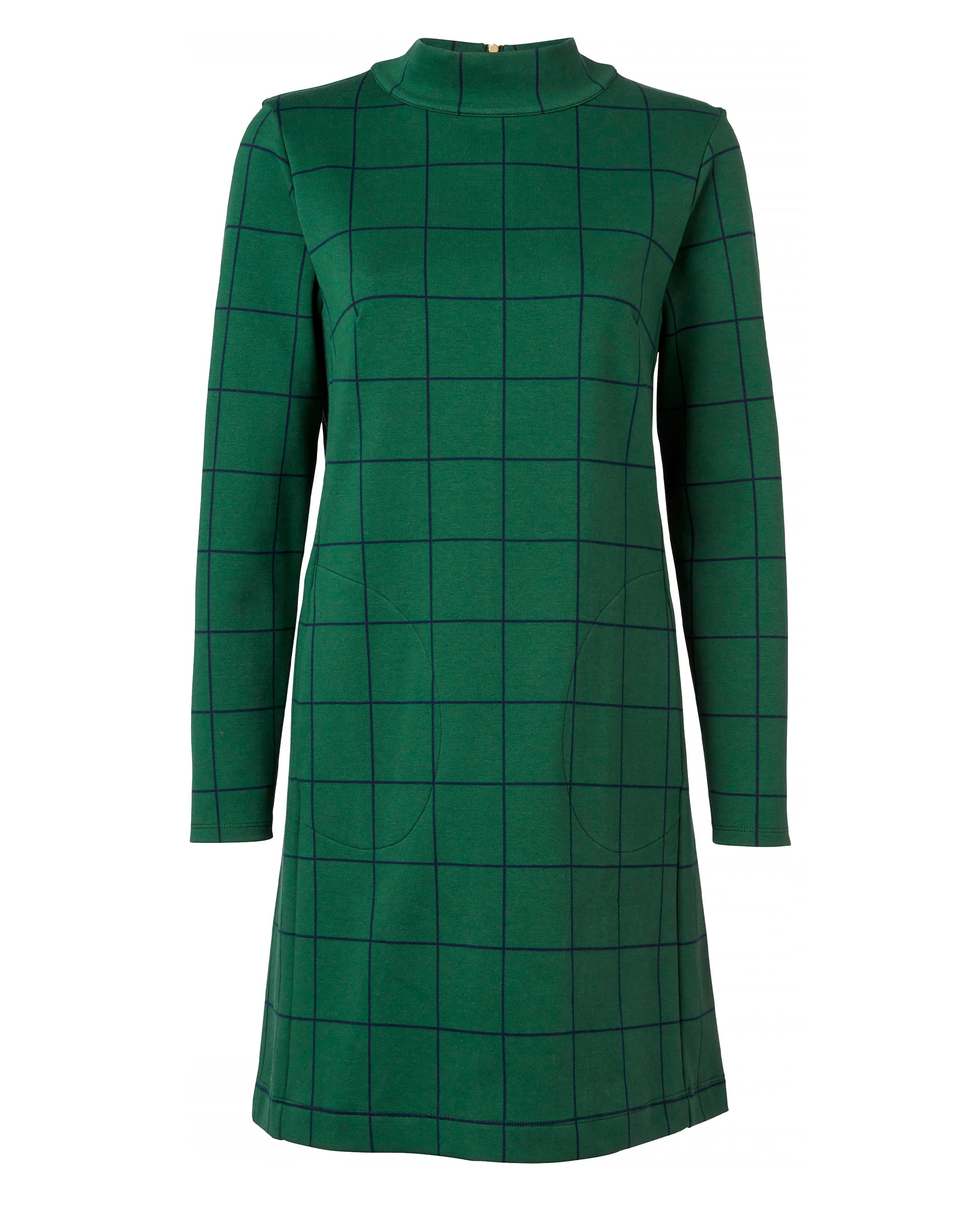 Bernadette Check Dress Green