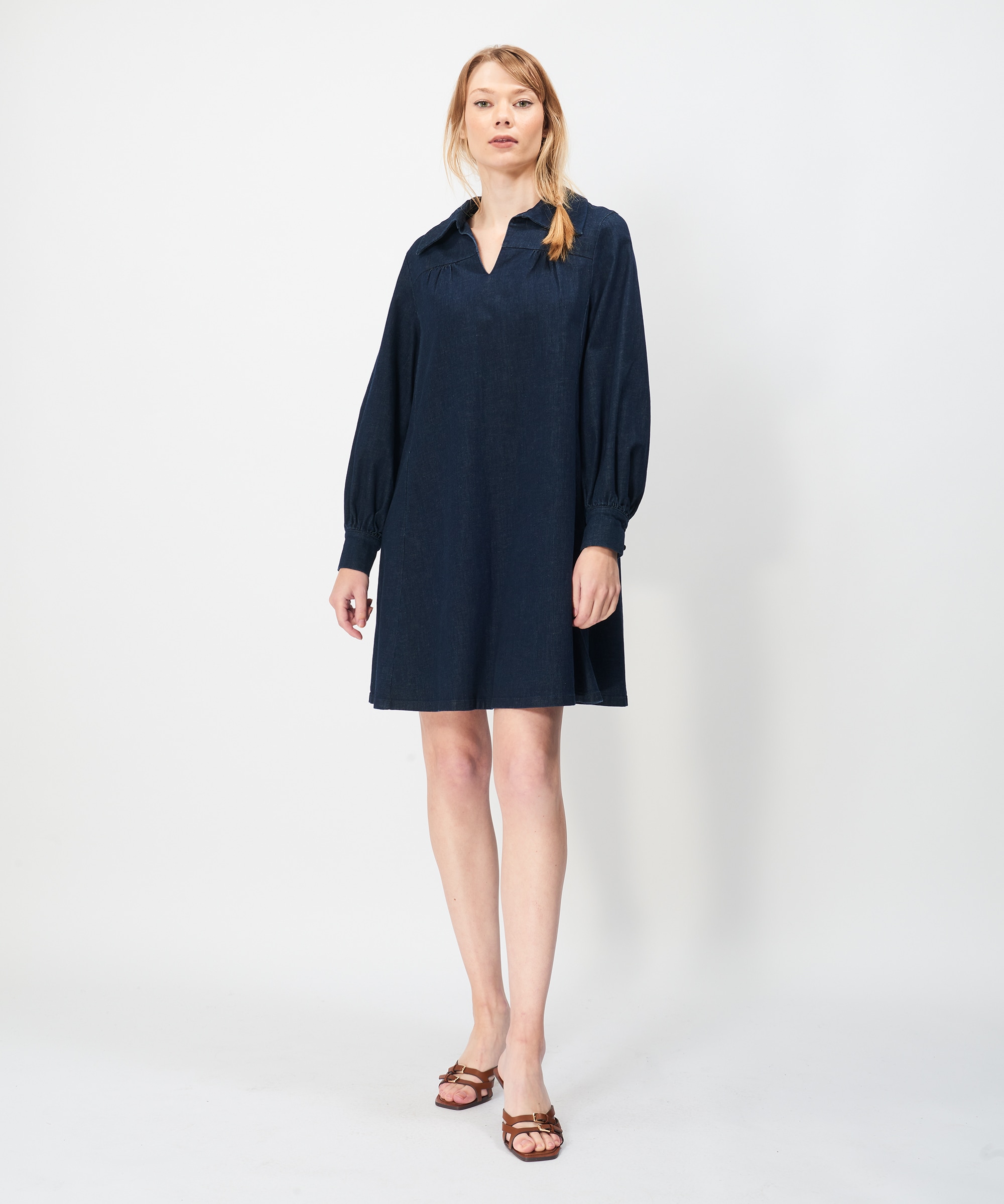 Lucretia Dress Denim