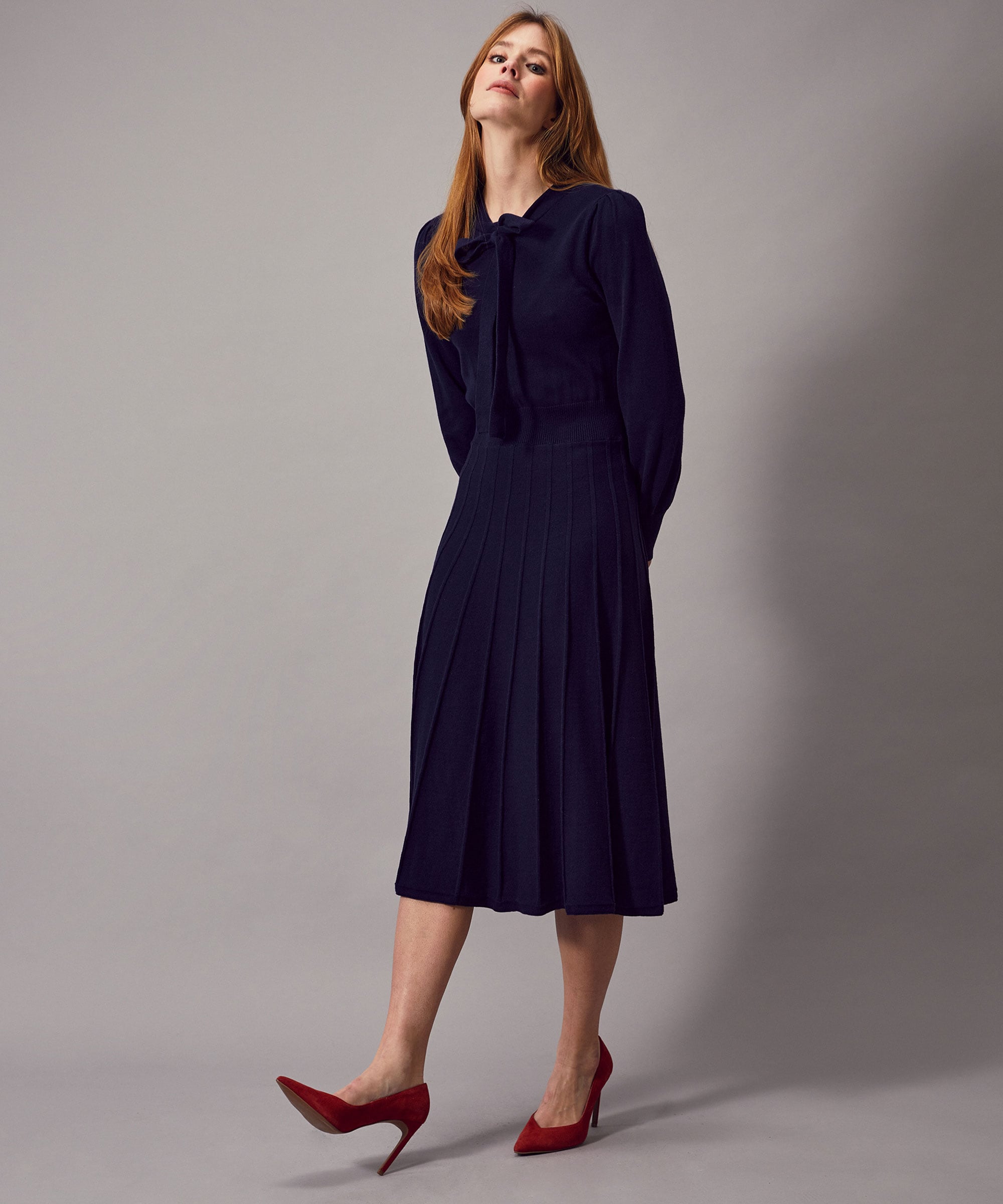 Valerie Dress Navy